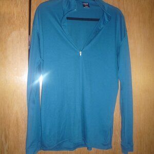 Patagonia capilene 2 Lightweight Quarter Zip Womens Teal Large